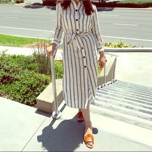 Zara stripped tunic dress